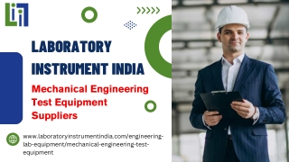 Mechanical Engineering  Test Equipment Suppliers (1)