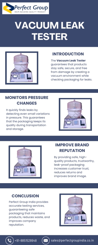 Vacuum Leak Tester