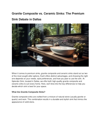 granite-composite-vs-ceramic-sinks-the-premium-sink-debate-in-dallas