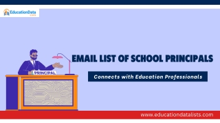 Email List of School Principals