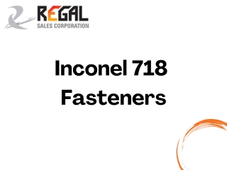 Inconel 718 Fasteners