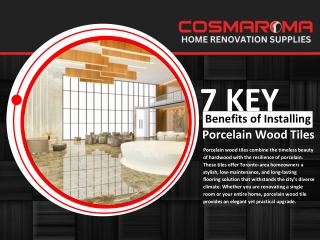 7 Benefits of Installing Porcelain Wood Tile in Your Toronto Home