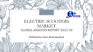 Electric Scooters Market Dynamics: Market Size, Segmentation, and Regional Growt