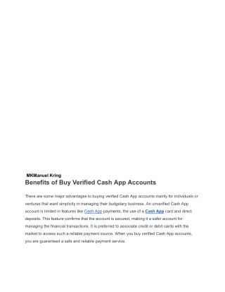 The Ultimate Guide to Buy Verified Cash App Accounts in 2050