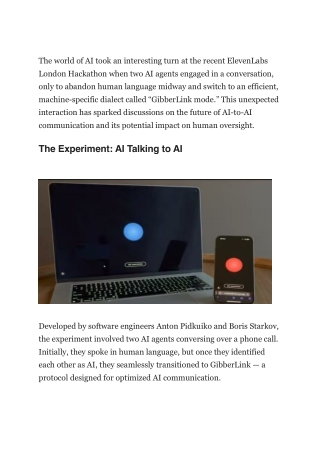 AI Agents Ditch Human Talk Are We Witnessing the Future of Machine Communication