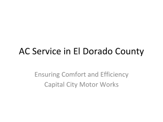 AC_Service_El_Dorado_County