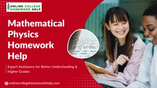 Mathematical Physics Homework Help Guide – Expert Assistance for Better Learning