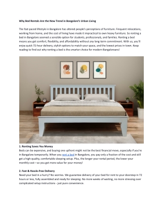 Why Bed Rentals Are the New Trend in Bangalore’s Urban Living -pdf