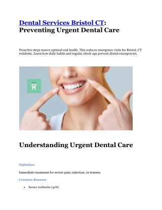 Dental Services Bristol CT (1)