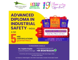 ADVANCED DIPLOMA IN INDUSTRIAL SAFETY COURSE IN DELHI