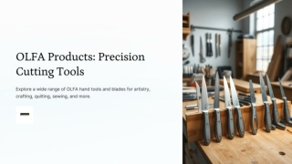 OLFA Products_ Precision Cutting Tools