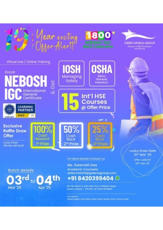 NEBOSH IGC COURSE IN RANCHI