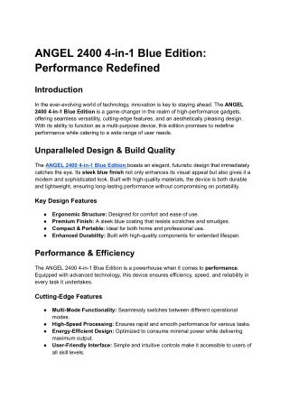 ANGEL 2400 4-in-1 Blue Edition_ Performance Redefined