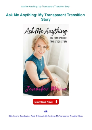 Ask Me Anything My Transparent Transition Story