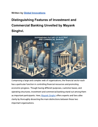 Meta Title_ Mayank Singhvi_ Uncovering the Differences—Investment and Commercial Banking