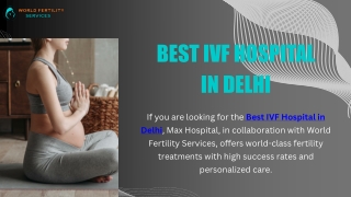 Best IVF Hospital in Delhi