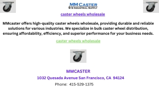 caster wheels wholesale