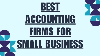 Best Accounting Firms for Small Business