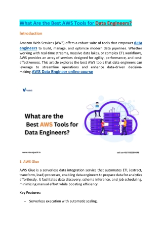 The Best AWS Data Analytics Training - 2025