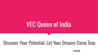 Discover Your Potential. Let Your Dreams Come True