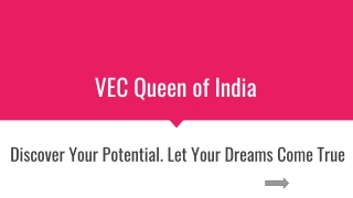 Discover Your Potential. Let Your Dreams Come True
