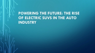 Electric SUV (Sports Utility Vehicle) Market