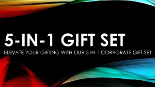 5-in-1 Gift Set by Quapri