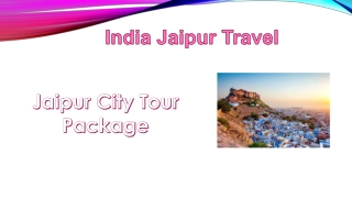 Jaipur City Tour Package