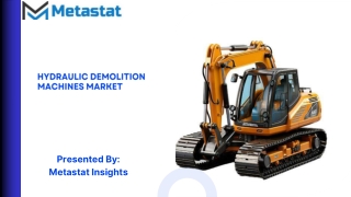 Hydraulic Demolition Machines Market