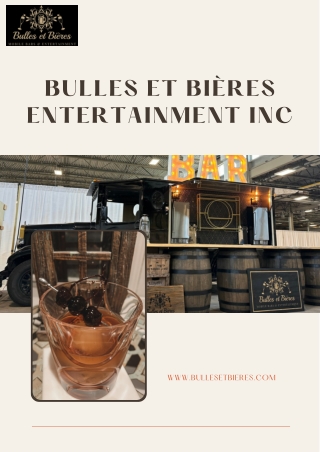 Why You Should Consider Mobile Bar Hire and Bartender Hire Near You for Your Next Event