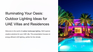 Outdoor Led Landscape lighting