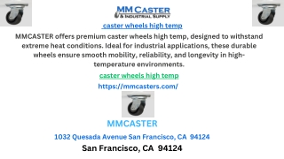 caster wheels high temp