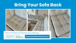 Bring Your Sofa Back to Life with Expert Steam Cleaning