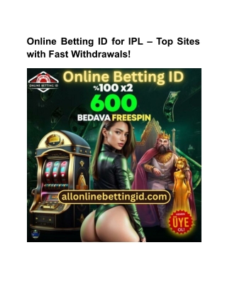 Online Betting ID for IPL – Top Sites with Fast Withdrawals
