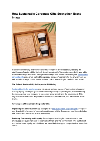 How Sustainable Corporate Gifts Strengthen Brand Image (1)