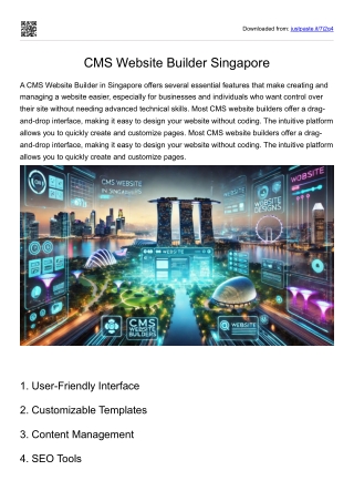 CMS Website Builder Singapore