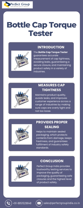 Bottle Cap Torque Tester