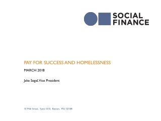 pay for success and homelessness