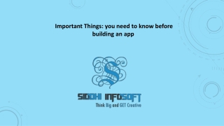 Mobile App Development important things