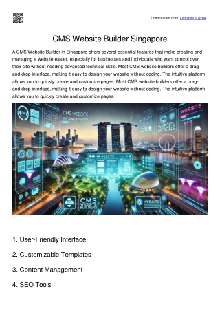 CMS Website Builder Singapore