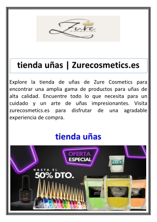 tienda uñas  Zurecosmetics.es