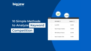 10 Simple Methods to Analyze Keyword Competition