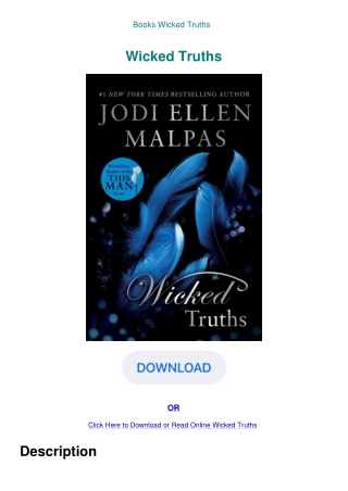 Books  Wicked Truths