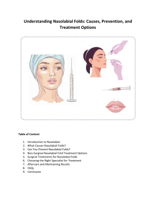 Understanding Nasolabial Folds Causes, Prevention, and Treatment Options