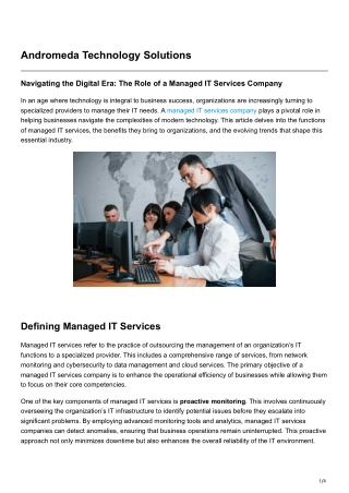 Andromeda Technology Solutions