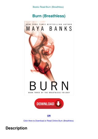Books Read Burn (Breathless)