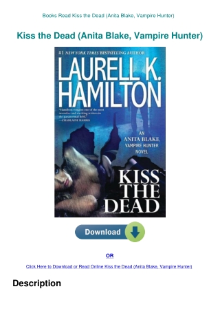 Books Read Kiss the Dead (Anita Blake  Vampire Hunter)