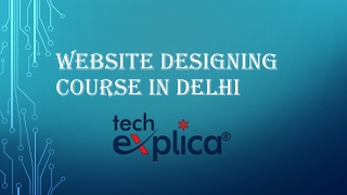 Website Designing Course in Delhi