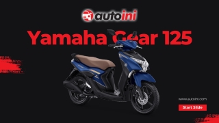 Yamaha Gear 125 Price and Specifications in Indonesia