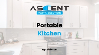 Portable Kitchen Solutions for Temporary Culinary Setups - AscentPorta